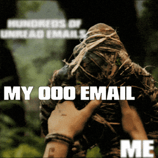 Meme about OOO emails