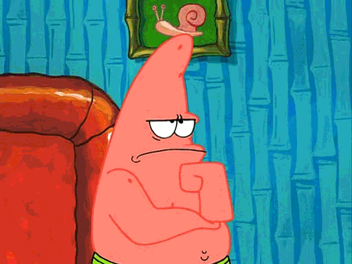 Spongebob Squarepants gif - Patrick and Spongebob thinking