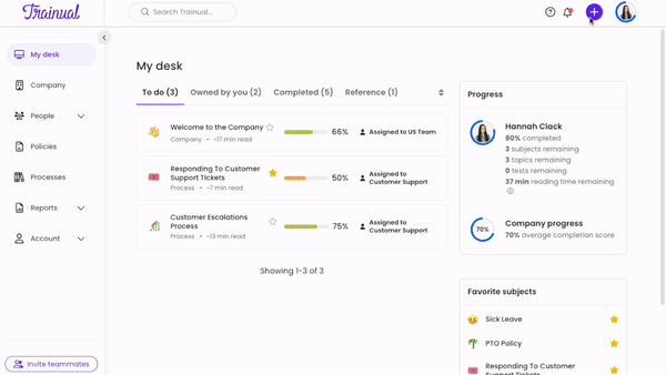 How to import documents in Trainual