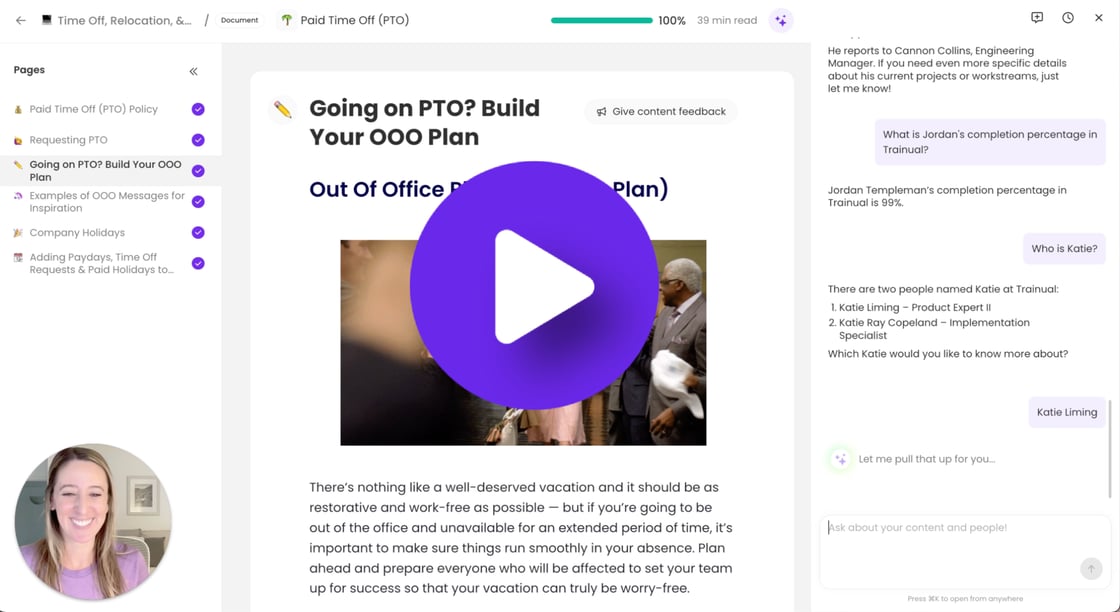 Walk through the AI assistant with Chelsey.