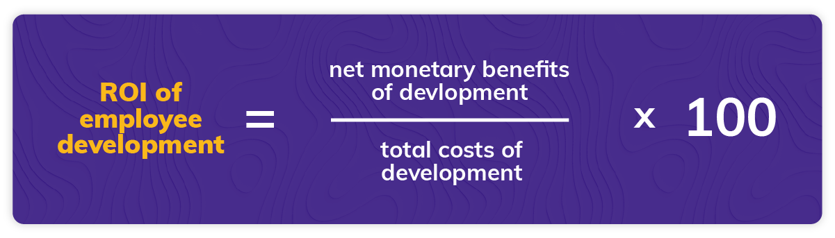 How to calculate the ROI of employee development