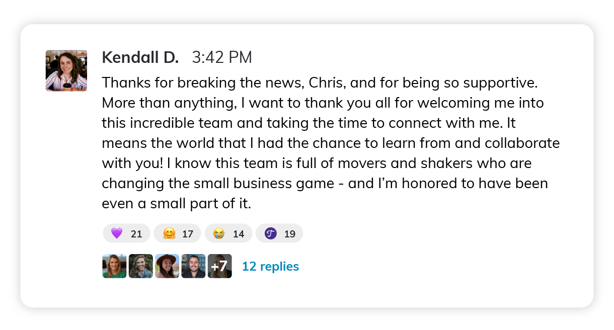 Slack notification for offboarding