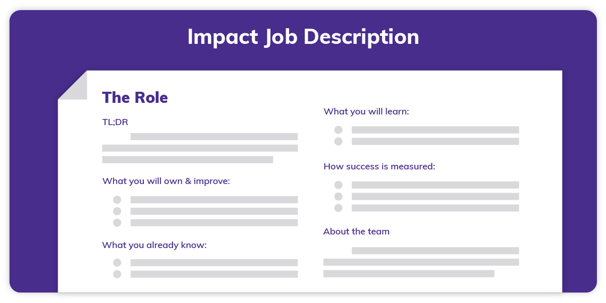 Graphic: impact job description