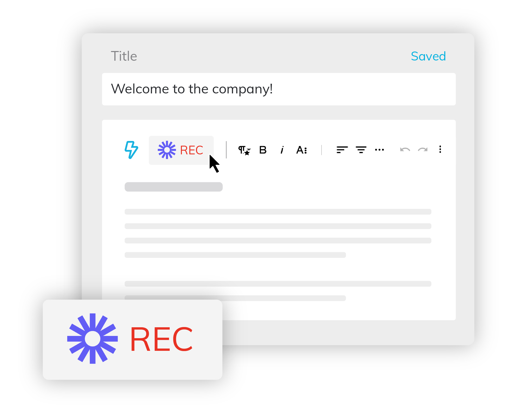 Here's what a Loom integration looks like on Trainual.