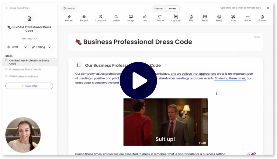 Trainual Tips and tricks on drag and drop photos
