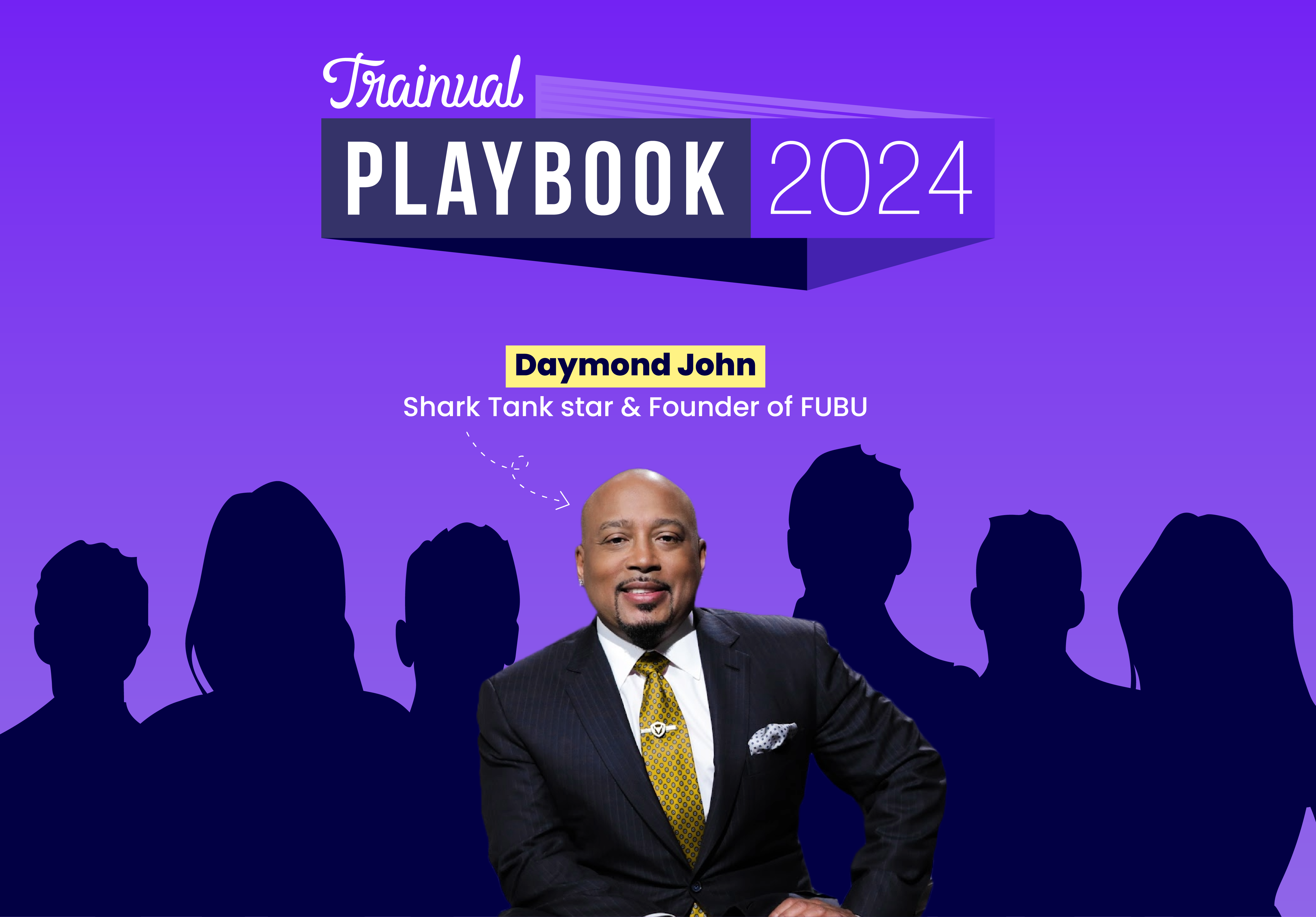 Trainual Playbook 2024 speaker announcement for Daymond John